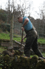 making leaf compost